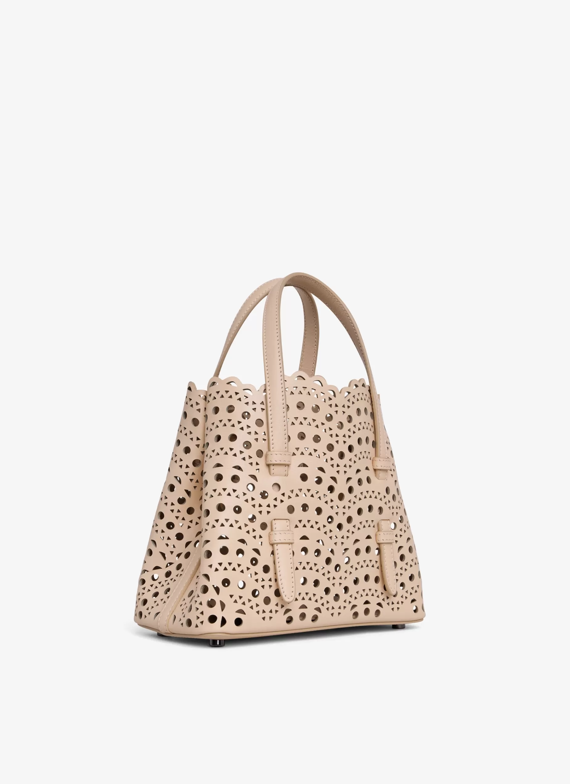 Alaïa TASCHE MINA 20 AUS KALBSLEDER MIT VIENNE-WELLENMUSTER< Kleine Taschen | Le Mina