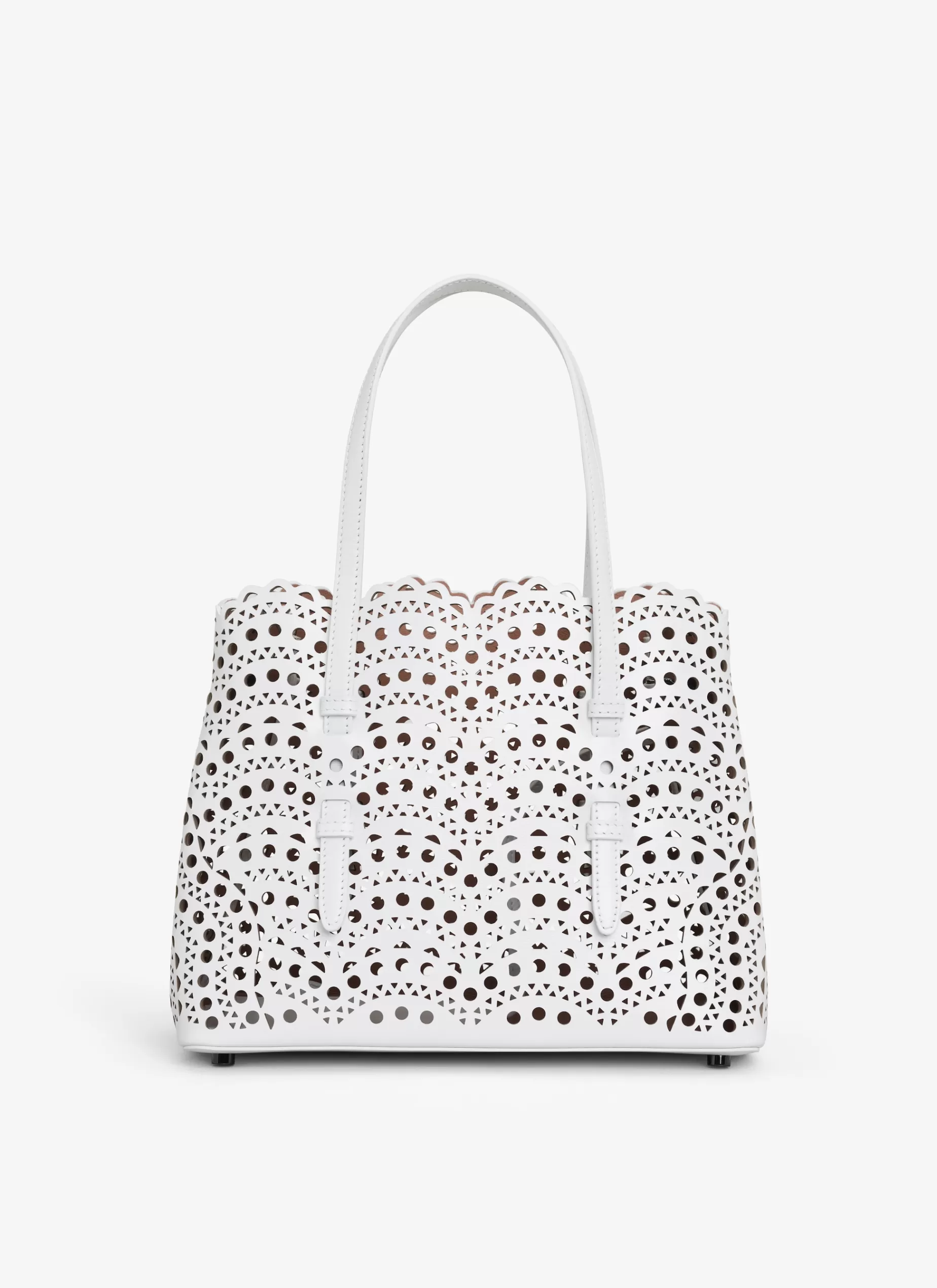 Alaïa Tasche Mina 25 Aus Luxus-Kalbsleder Mit Vienne-Wellenmuster< Tote Bags