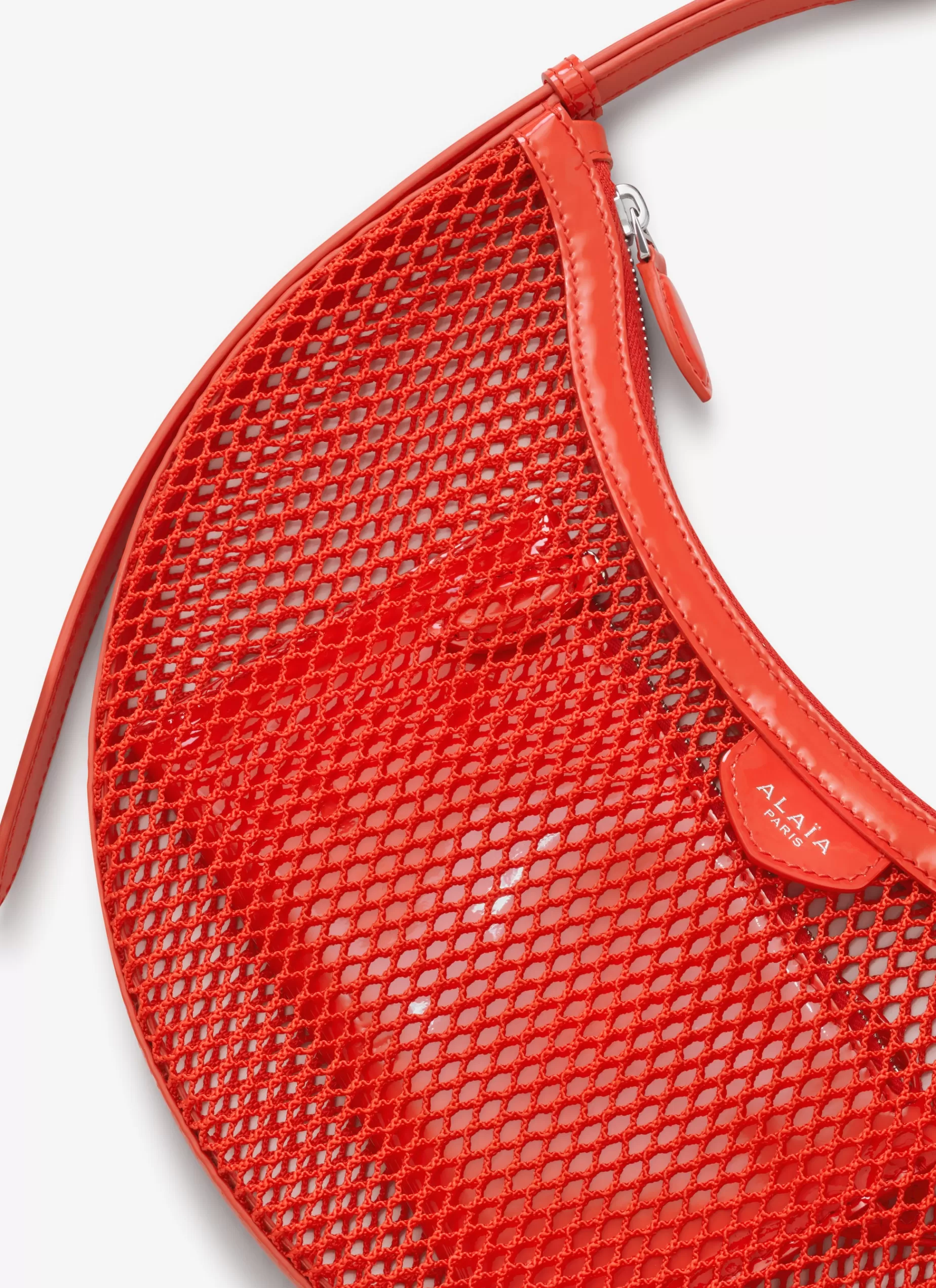 Alaïa TASCHE ONE PIECE DEMI LUNE AUS NETZSTOFF< Kleine Taschen